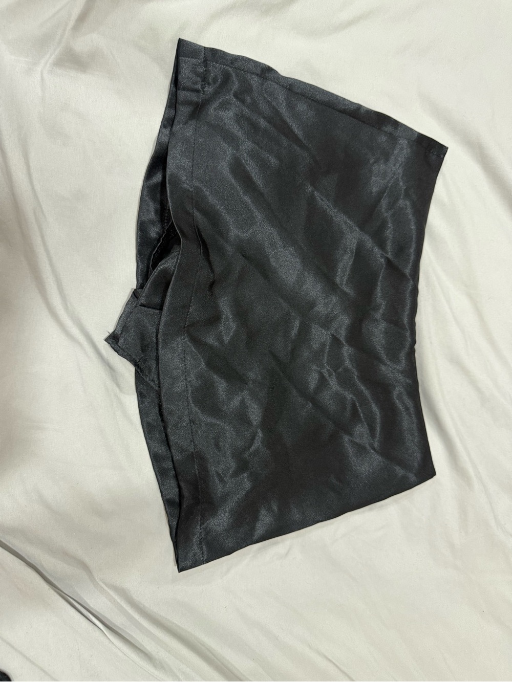 Black Satin Women’s Shorts - Classic Silky Style